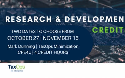 Research and Development Credits with Mark Dunning CPE