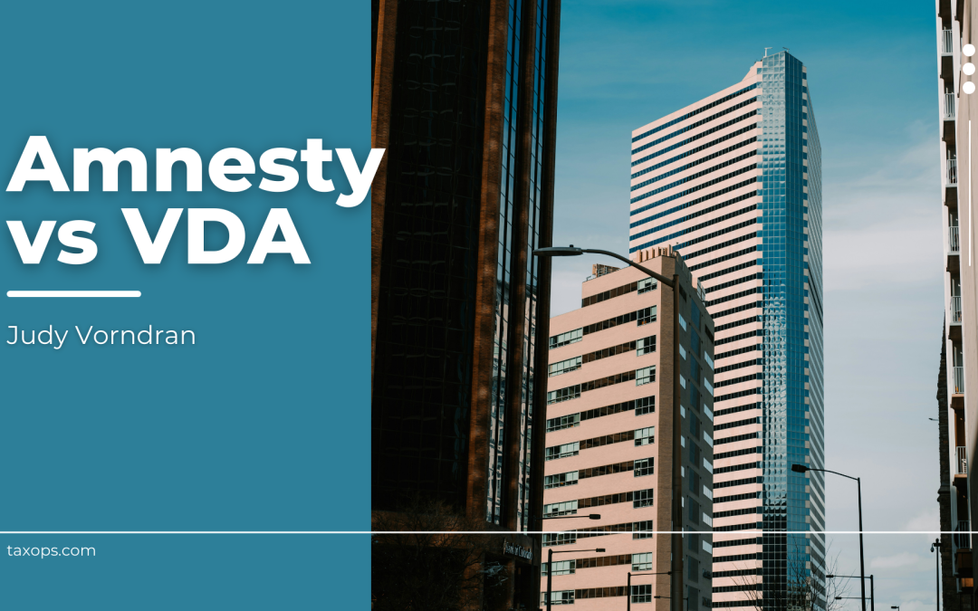 Amnesty vs. VDA: It Depends