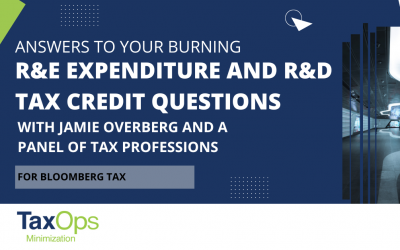 Answers to Your Burning R&E Expenditure and R&D Tax Credit Questions