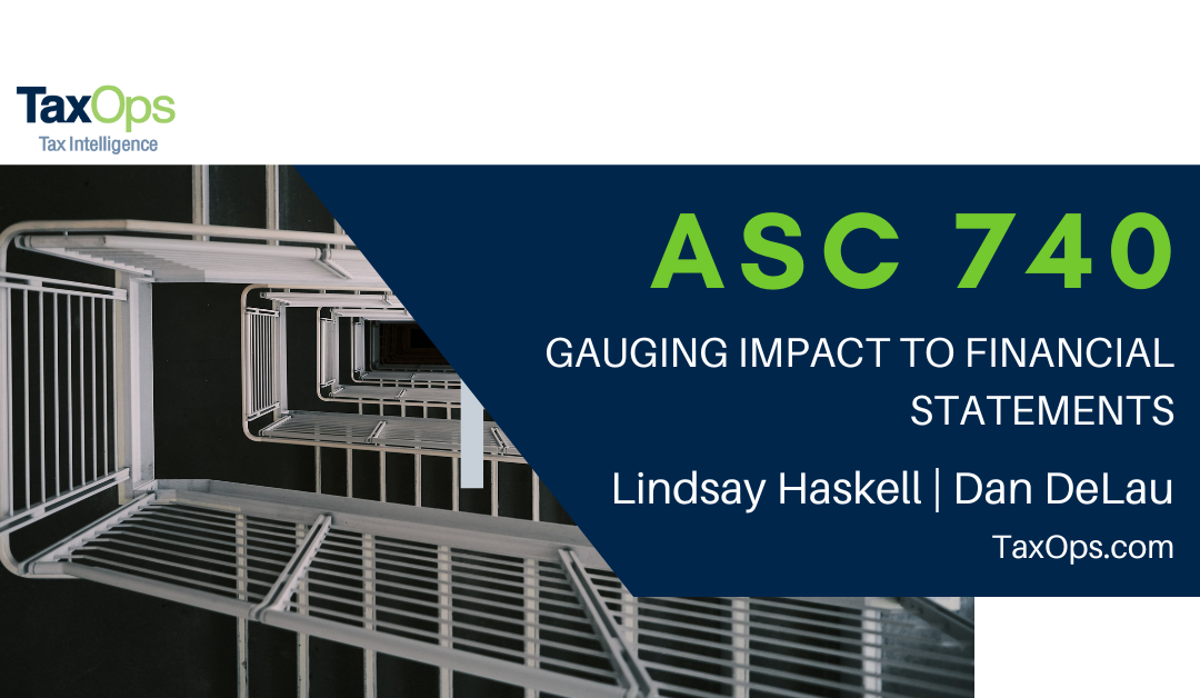 Gauging the Impact of Accounting for Income Taxes – ASC 740