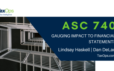 Gauging the Impact of Accounting for Income Taxes – ASC 740