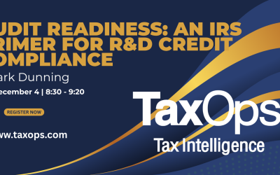 Audit Readiness: An IRS Primer for R&D Credit Compliance CPE