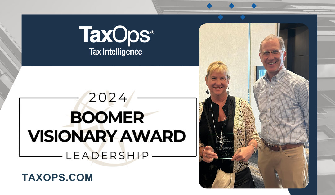 TaxOps Takes Home 2024 Boomer Visionary Award Leadership