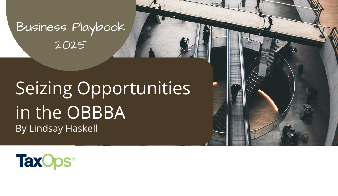 Business Playbook 2025: Seizing Opportunities in the OBBBA Era
