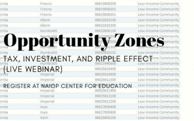 Opportunity Zones: Tax, Investment, and Ripple Effect (Live Webcast)
