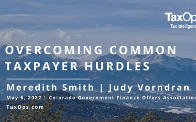 TaxOps to Speak on Overcoming Common Taxpayer Hurdles
