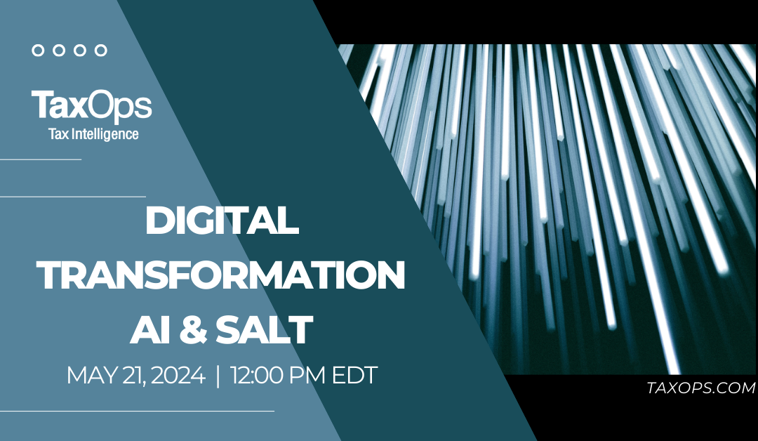 Digital Transformation, AI and SALT