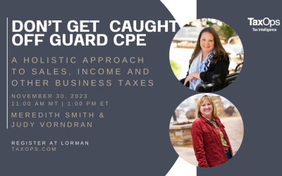 Don’t Get Caught Off Guard SALT CPE