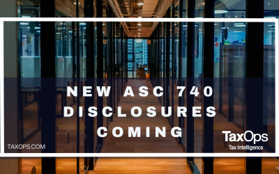 FASB approves new ASC 740 disclosures for income tax reporting