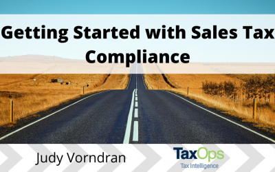 Getting Started with Sales Tax Compliance