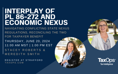 Interplay of PL 86-272 and Economic Nexus CPE
