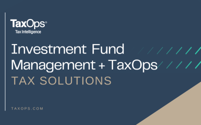 Investment Fund Management: Partnering with TaxOps