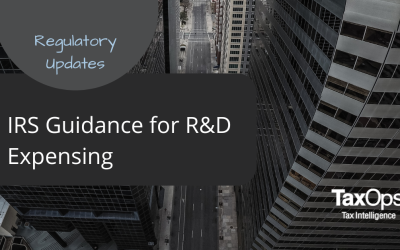 IRS Guidance Arrives for R&D Expensing Under OBBBA