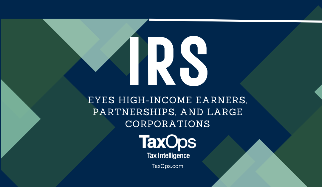 IRS Sharpens Enforcement on Partnerships and Large Corporations