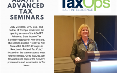 TaxOps’ Partner Judy Vorndran moderates opening session at ABA/IPT conference