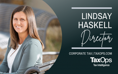 Lindsay Haskell Promoted to Director of Corporate Tax