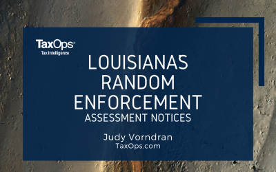 Random Enforcement in Louisiana: Assessment Notices