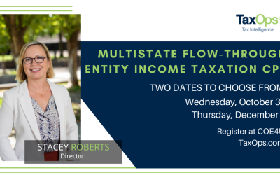 Multistate Flow-Through Entity Income Taxation CPE