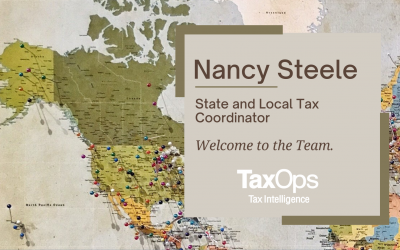 Welcome Nancy Steele to the TaxOps Team
