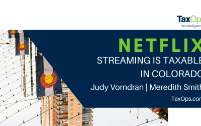 Colorado’s Netflix Case: Streaming Is Taxable
