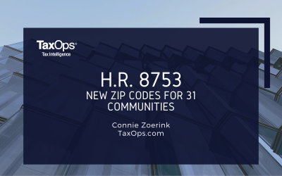 New ZIP Codes for 31 Communities: A Win for Local Tax Revenues