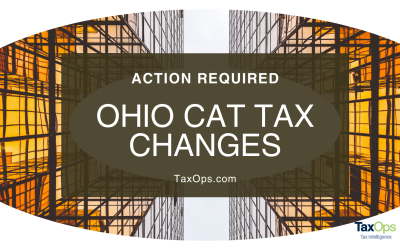Ohio CAT Action Required