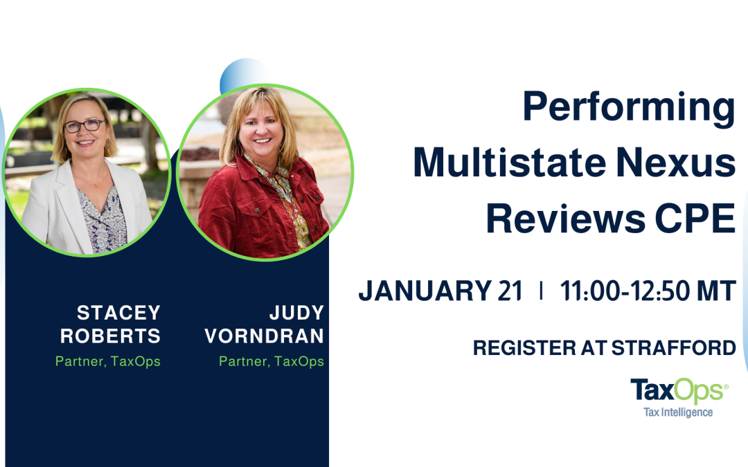 Performing Multistate Nexus Reviews CPE