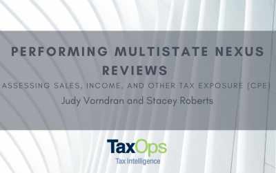 Performing Multistate Nexus Reviews (CPE)