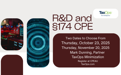 R&D Credit and Section 174 (CPE)
