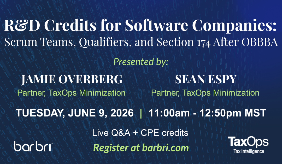 R&D Credits for Software Companies: Scrum Teams, Qualifiers, and Section 174 After OBBBA