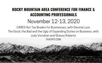 Register now for TaxOps CPE at RMAC Conference