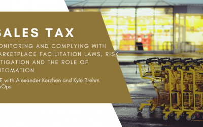 Sales Tax CLE: Marketplace Facilitation Laws, Risk Mitigation and Automation