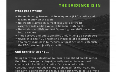 Tax due diligence strategy #3: Provision accuracy counts in business valuations