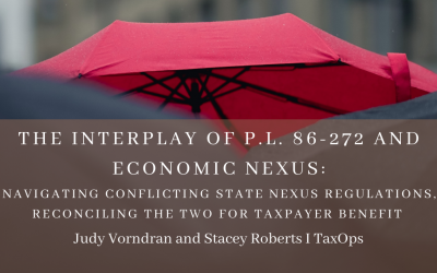 The Interplay of PL 86-272 and Economic Nexus(CPE)