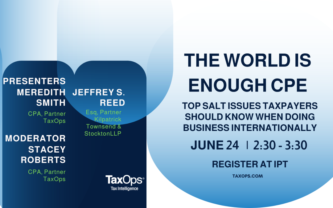 The World is Enough at IPT