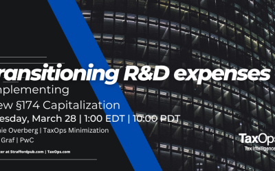Transitioning R&D Expenses: Implementing New §174 Capitalization Requirements CPE