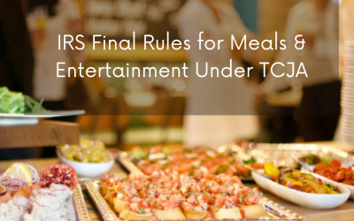 Final regulations clarify entertainment and meal deductions