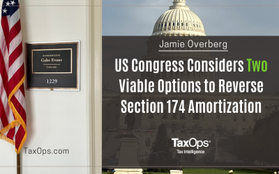 US Congress Considers Two Viable Options to Reverse Section 174 Amortization