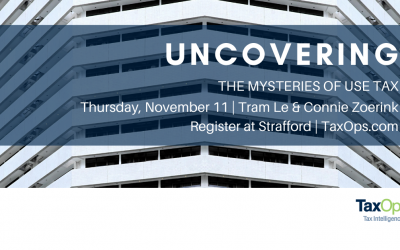 Uncovering the Mysteries of Use Tax CPE: Use Tax Accrual, Validation, and Compliance