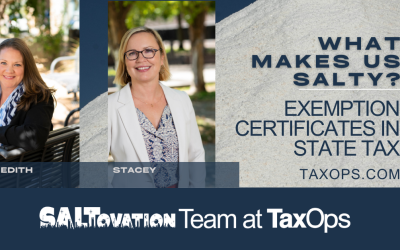 Exemption Certificate Management Makes Us SALTy